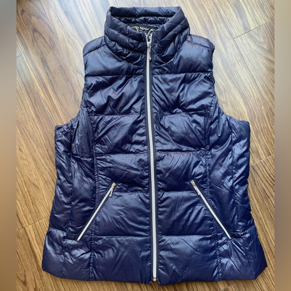 Anorak Quilted Chevron Short Down Vest